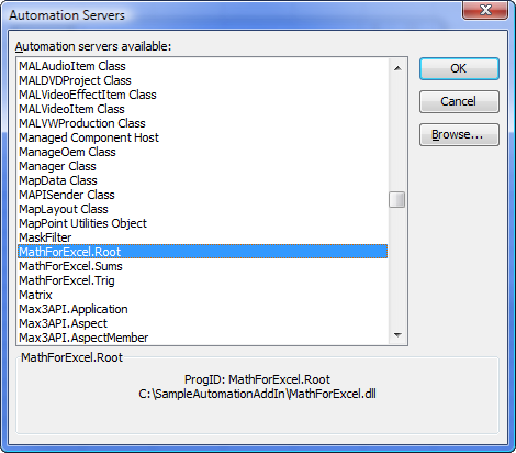 MathForExcelAutomation